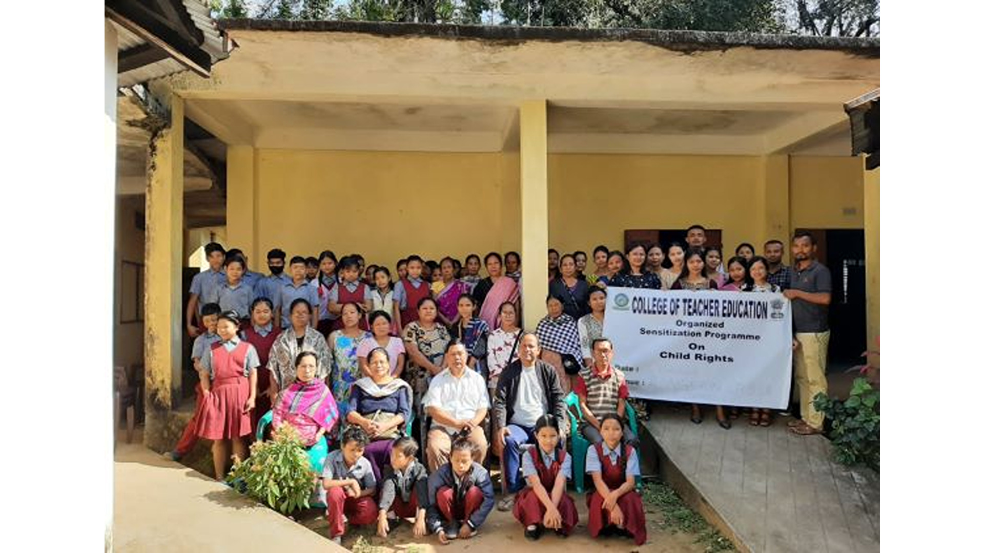 Sensitization Programme on Child Rights, at Rongkhon L.P. SSA School held on 16th November, 2022